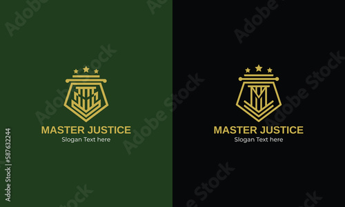 Letter M Law firm Logo