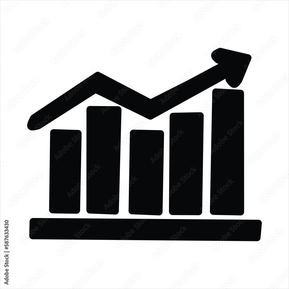 Graph Icon in trendy flat style isolated on grey background. Chart bar symbol for your web site design, logo, app, UI. Vector illustration, EPS10. Graph Icon in trendy flat style isolated on grey background. Chart bar symbol for your web site design, logo, app, UI. Vector illustration, EPS10.
