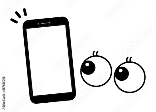 スマートフォンに注目