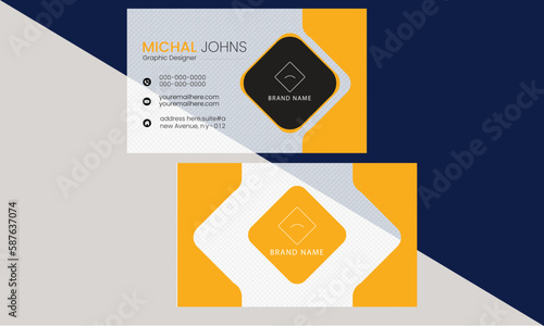 modern visiting card design template 