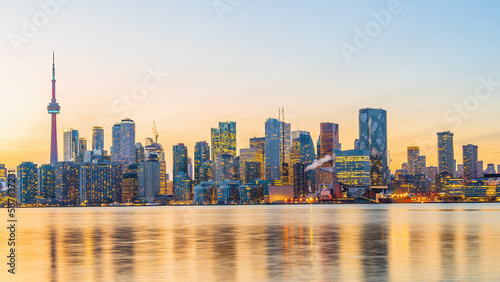 Downtown Toronto city skyline  cityscape of Canada