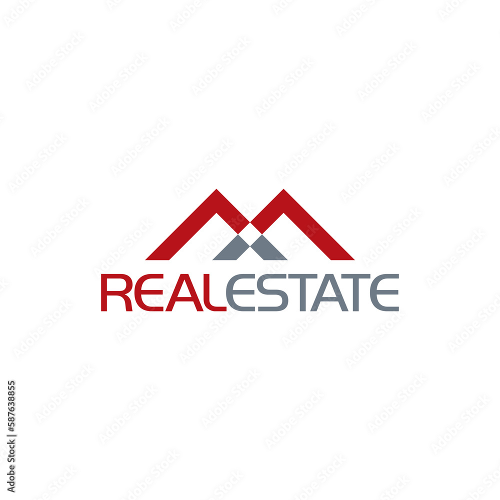 Real estate icon logo isolated on transparent background Real estate icon logo isolated on transparent background