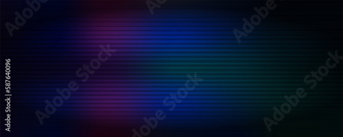 Abstract striped lined wide glowing background