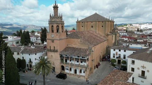 Iglesia de Santa María la Mayor de la ciudad de Ronda, Andalucía photo