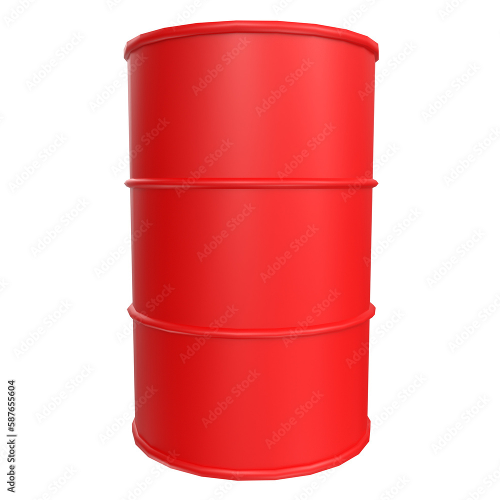 red oil barrel isolated red oil barrel isolated