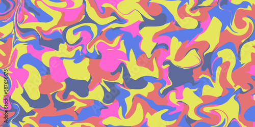 seamless pattern with red and yellow flowers. Abstract background design. Background design. İllustration. Victor design.