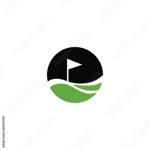 modern creative Golf logo designs 