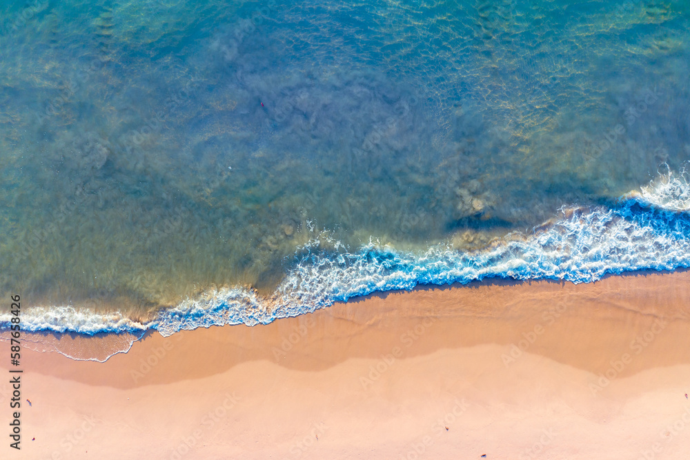 waves on the beach