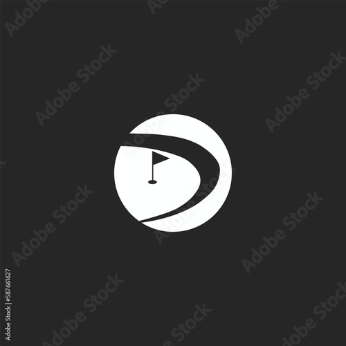 creative Golf logo designs Vector illustrations
