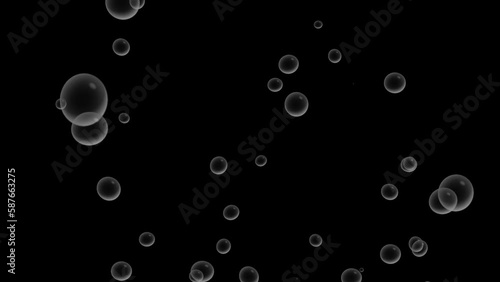 Abstract Bubbles Background underwater concept (ID: 587663275)