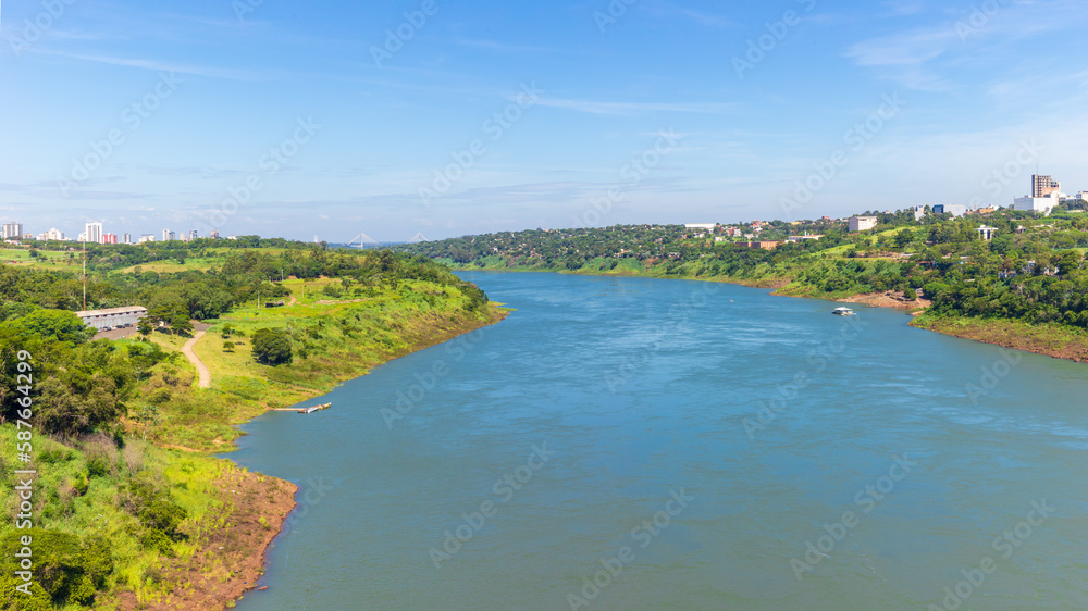 Partial view of the Paraná River