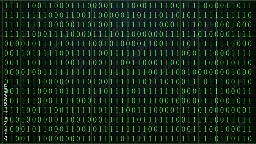abstract green binary code background abstract green binary code background