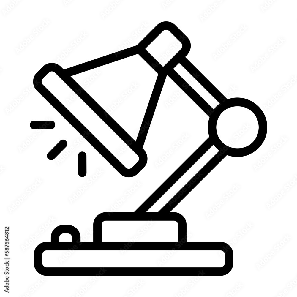 desk lamp icon desk lamp icon