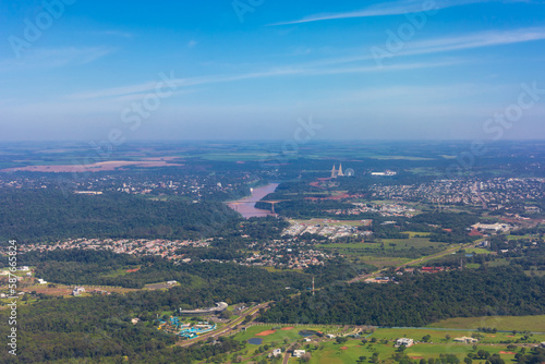 Aerial view of Foz do Iguacu