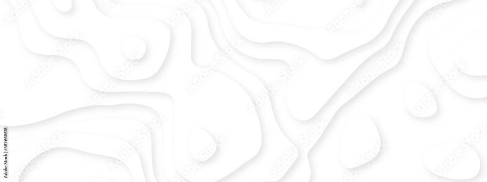 Abstract wavy line 3d paper cut background. Topographic canyon geometric map relief texture with curved layers and shadow. Abstract realistic papercut decoration textured with wavy layers Abstract wavy line 3d paper cut background. Topographic canyon geometric map relief texture with curved layers and shadow. Abstract realistic papercut decoration textured with wavy layers