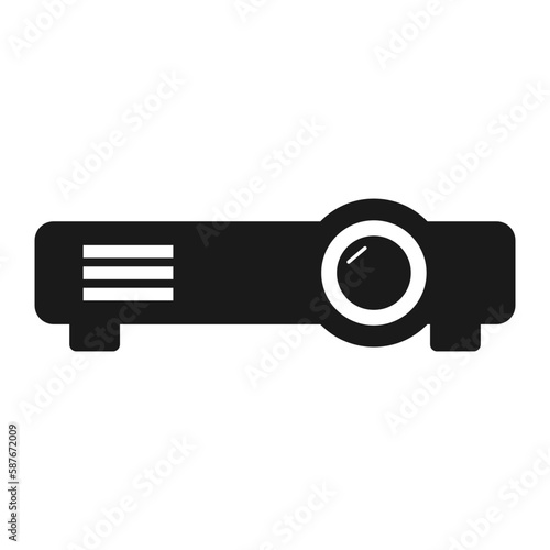 Normal projector device presentation icon	