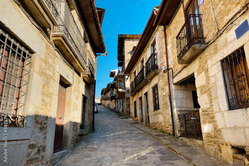 Puebla de Sanabria in Zamora, Castile and Leon, Spain. High quality photo