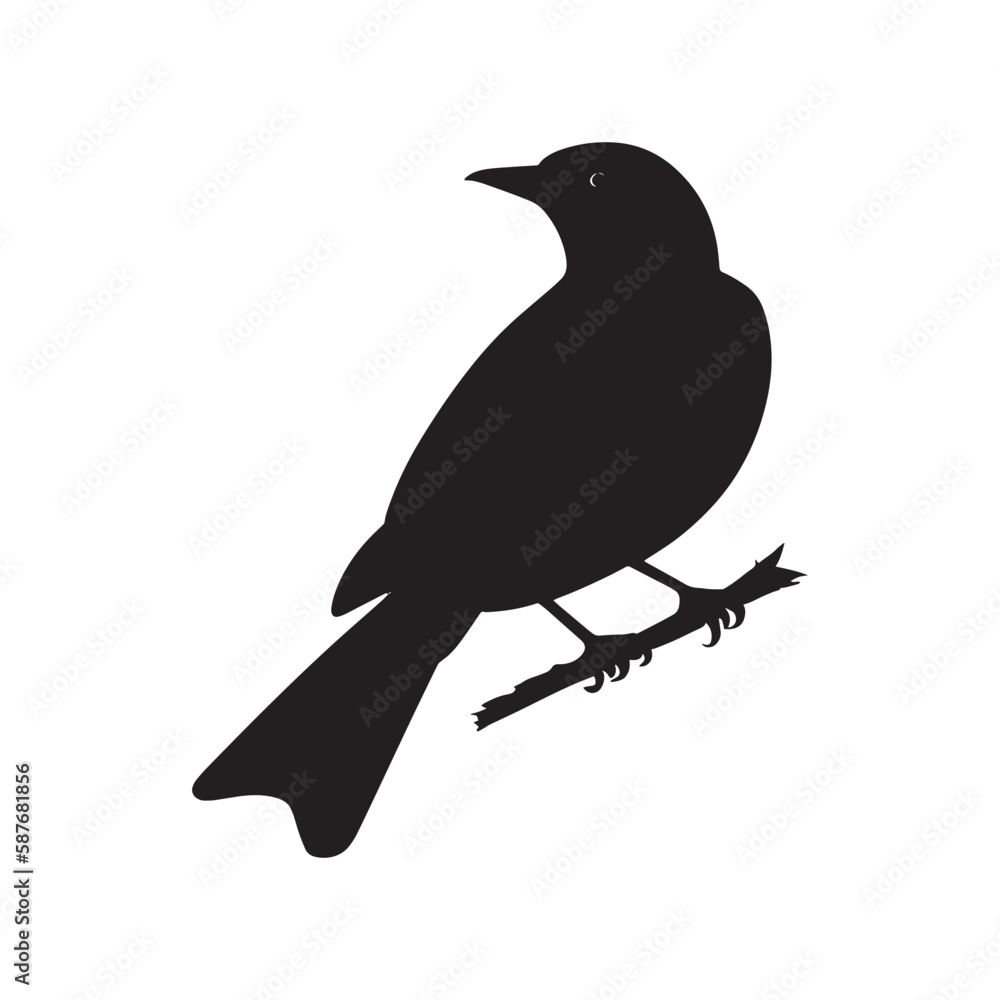 vector bird black silhouette images vector bird black silhouette images