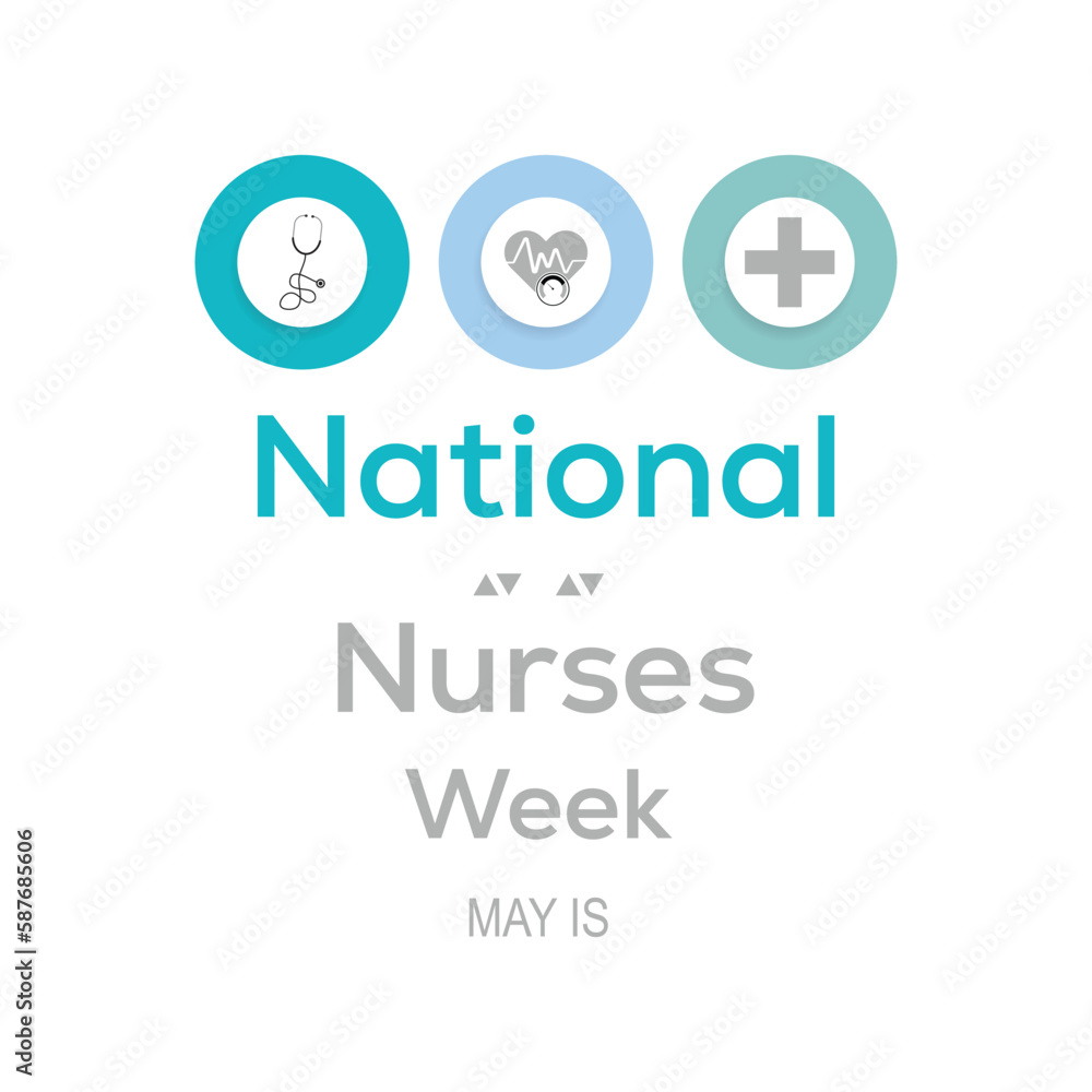 National Nurses week is observed every yerar in May. banner design template Vector illustration background. National Nurses week is observed every yerar in May. banner design template Vector illustration background.