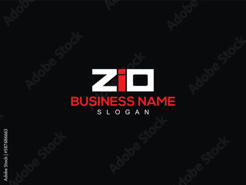 Minimalist ZIO Clothing Logo, Initial ZI zio Business Letter Logo For Your Shop photo