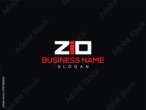 Minimalist ZIO Clothing Logo, Initial ZI zio Business Letter Logo For Your Shop