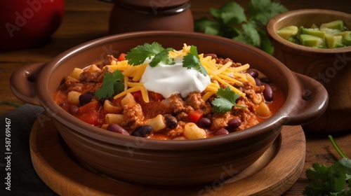 Texmex ground meat mexican food