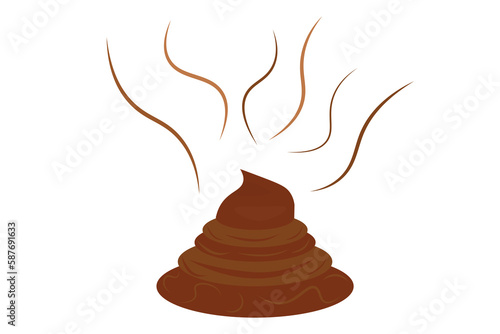 a pile of shit with a stinky smell