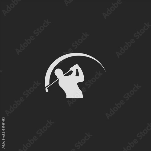 modern creative Golf logo designs 