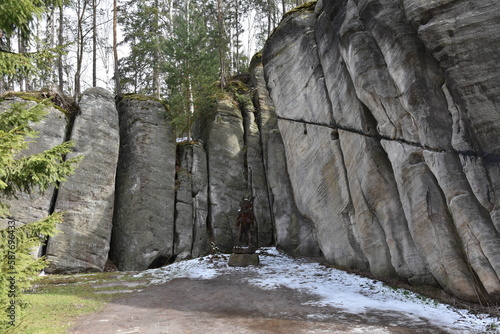 Skały Adrszpach, Czechy, Góry Stołowe, rezerwat Przyrody, 