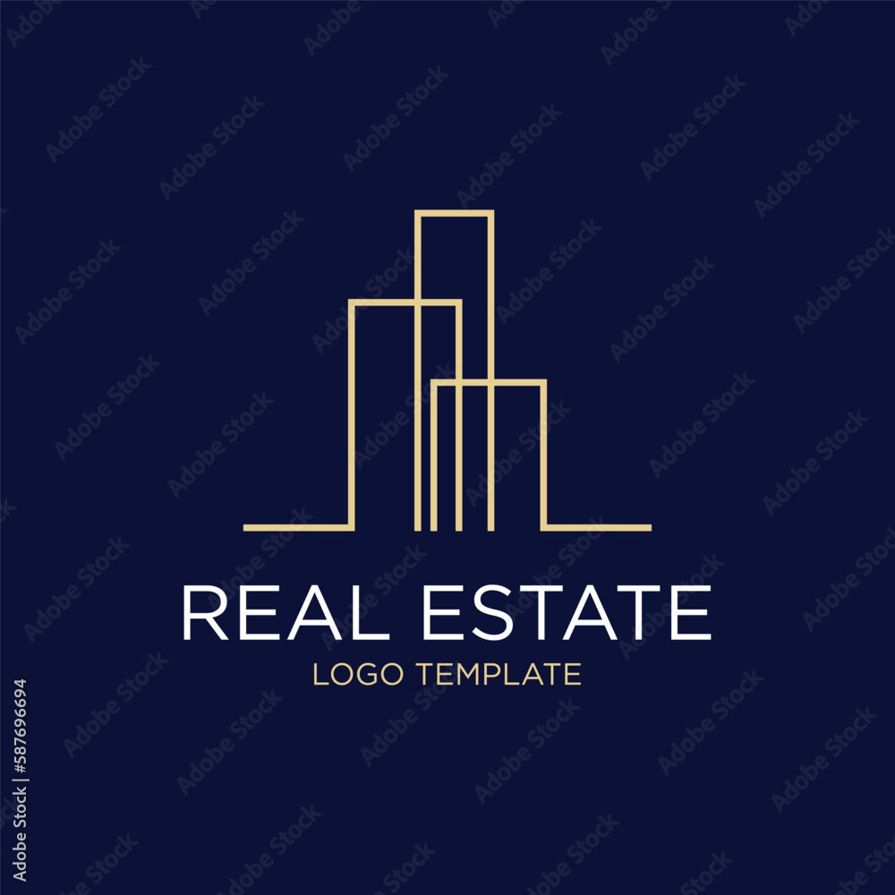 Real Estate Vector Logo Template Real Estate Vector Logo Template