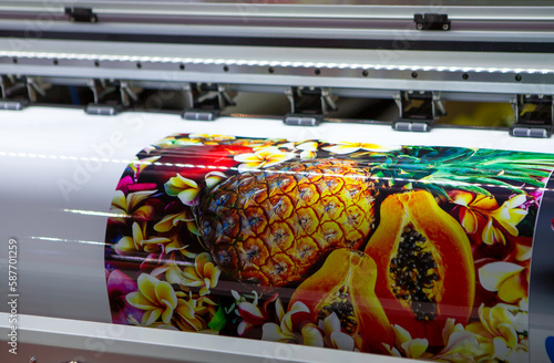 Plakat Wide format digital ink jet printer.