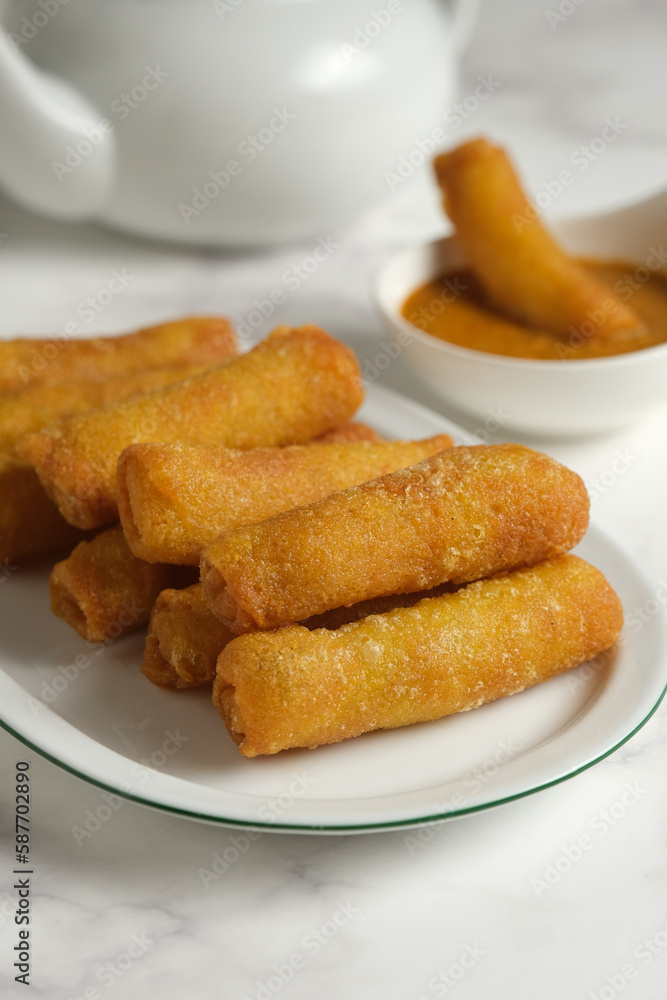 spring roll on the table
spring roll on the table