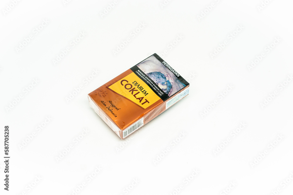 Jakarta, Indonesia. March 27, 2023 Djarum Super close up. Packaged