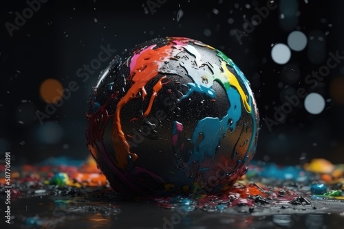 Sphere, 3d, Generative AI