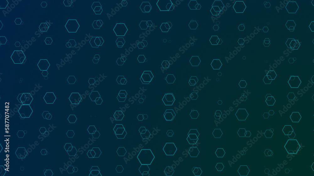 Abstract background of hexagons shape Abstract background of hexagons shape