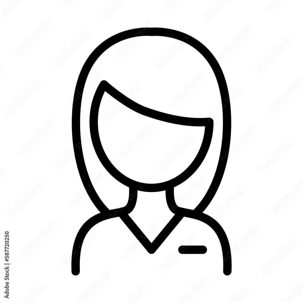 Air hostess icon Air hostess icon
