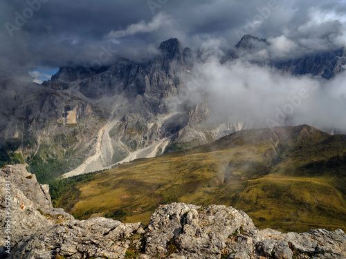 Pale di San Martino Mountains near San Martino di Castrozza, Italian Dolomites, Europe 
