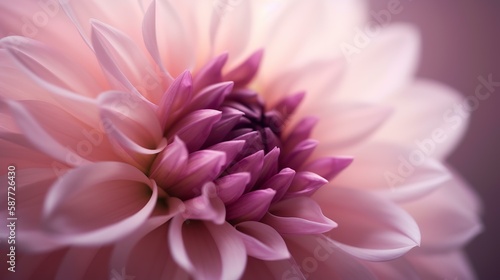 Pink Dahlia in Soft Focus © Emojibb.Family