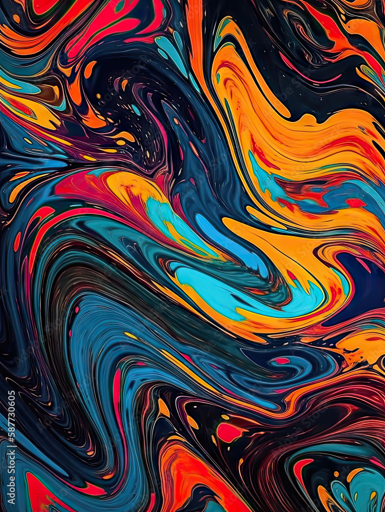 Abstract Psychedelic Texture with Vibrant Colors and Patterns
Abstract Psychedelic Texture with Vibrant Colors and Patterns
