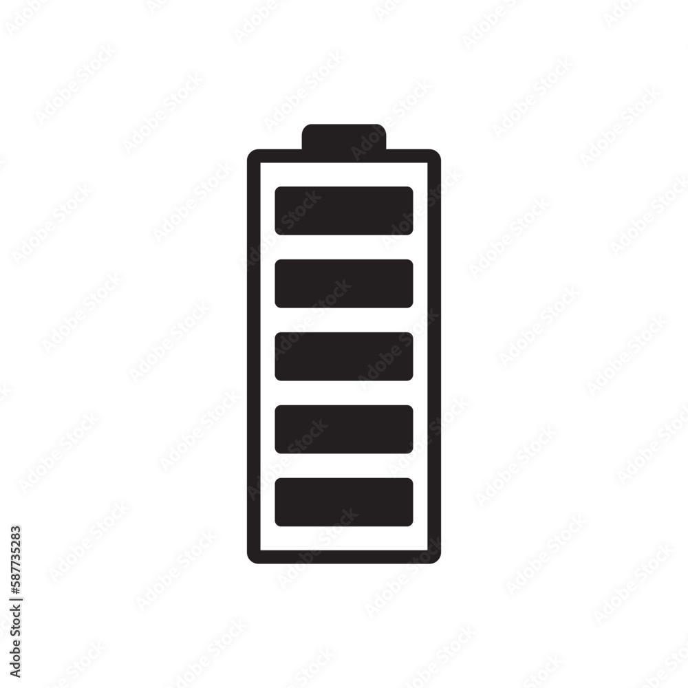 Battery indicator vector icon. Accumulator battery charge energy flat sign design. Battery isolated symbol pictogram. UX UI icon Battery indicator vector icon. Accumulator battery charge energy flat sign design. Battery isolated symbol pictogram. UX UI icon