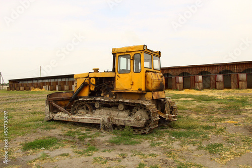 bulldozer at the site © Sergey