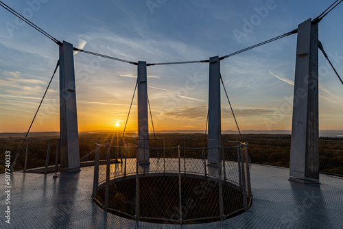 Sonnenaufgang am Schönbuchturm
