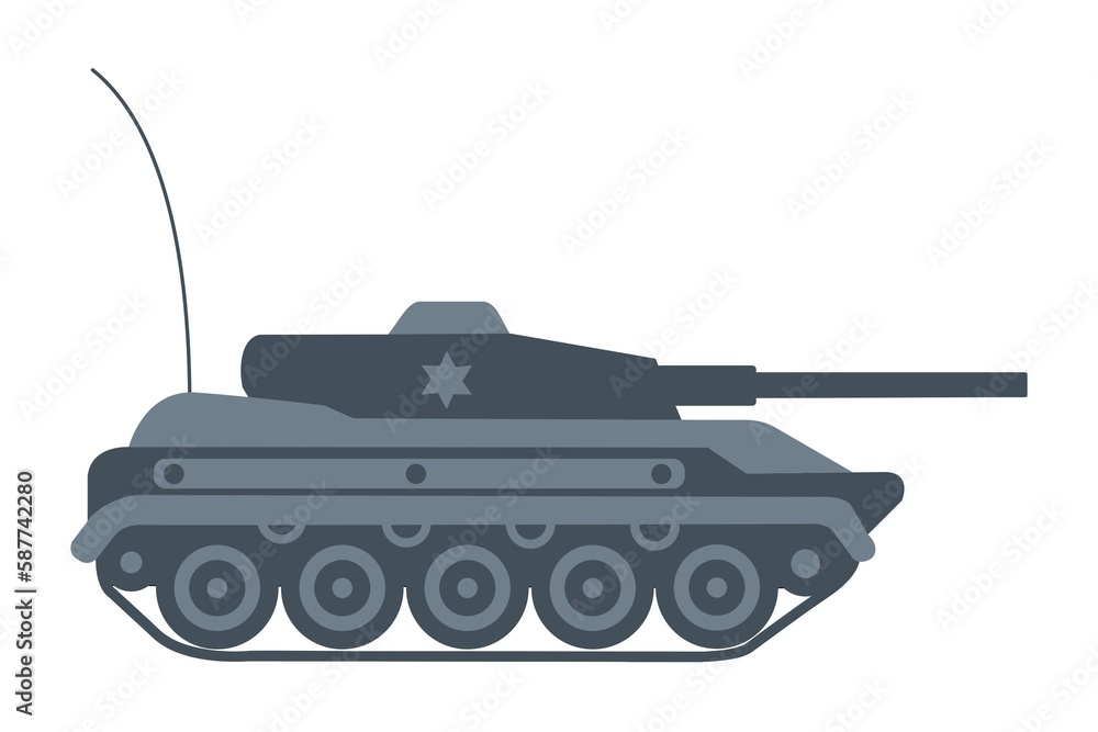 Fototapeta premium Military Battle Tank