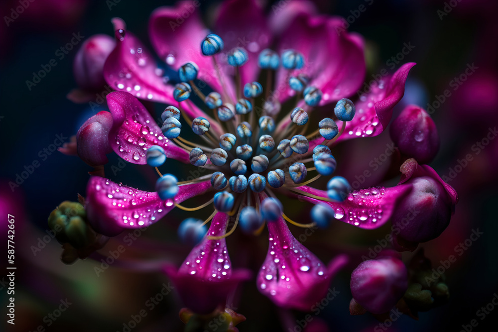 Captivating Macro Shot of a Vibrant Flower. Captivating Macro Shot of a Vibrant Flower.