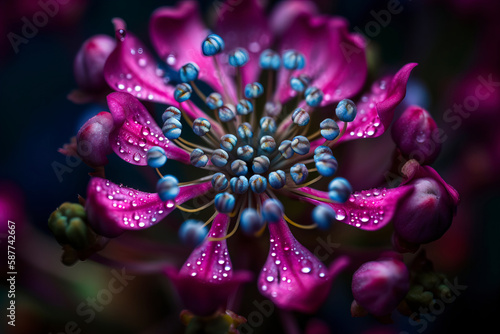 Captivating Macro Shot of a Vibrant Flower. 