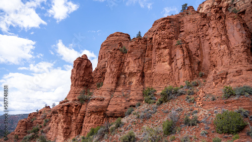 Rock formation in Sedona, Arizona.