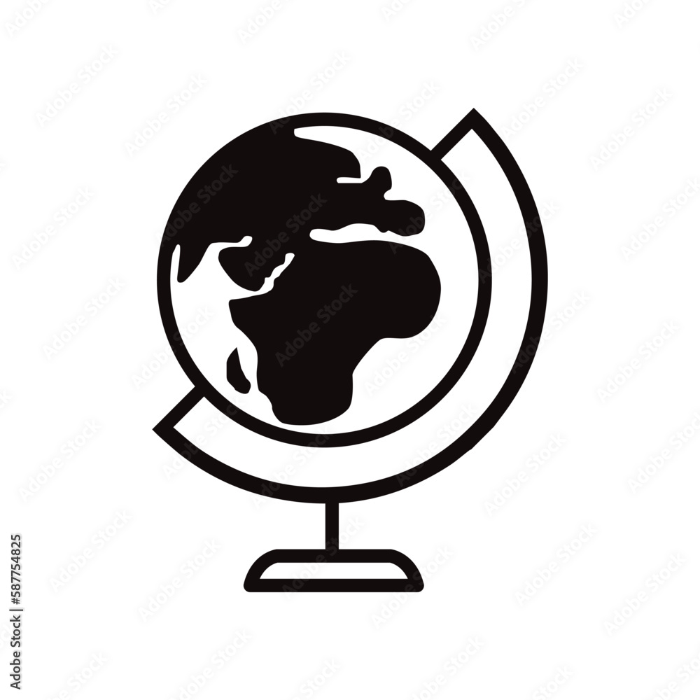Planet vector icon. Globe icon. Earth flat sign design. Globe symbol pictogram. UX UI icon Planet vector icon. Globe icon. Earth flat sign design. Globe symbol pictogram. UX UI icon