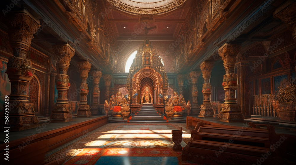 Obraz premium Tempel in Indien