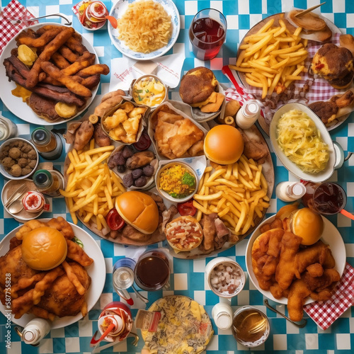 Monster American table