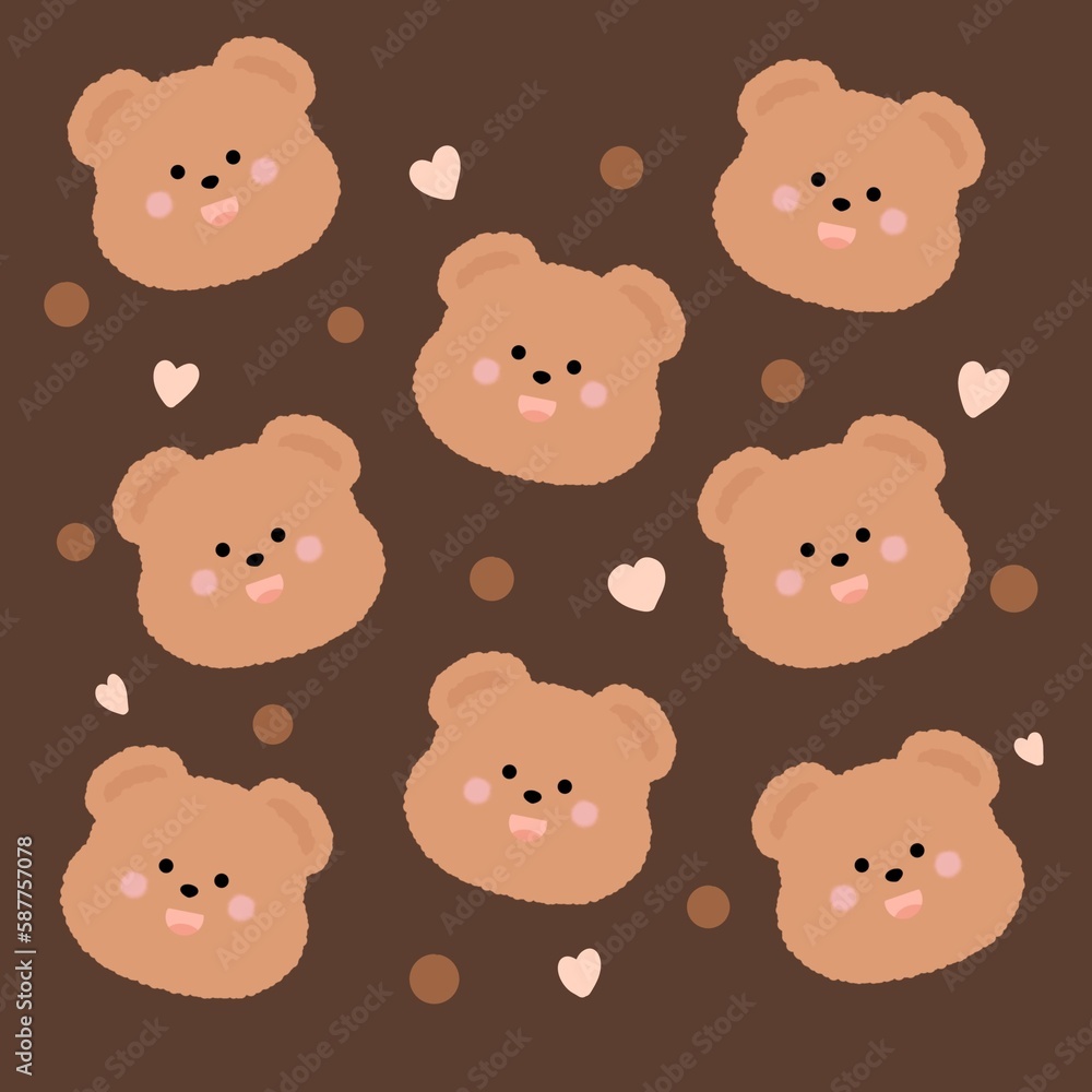 cute brown bear